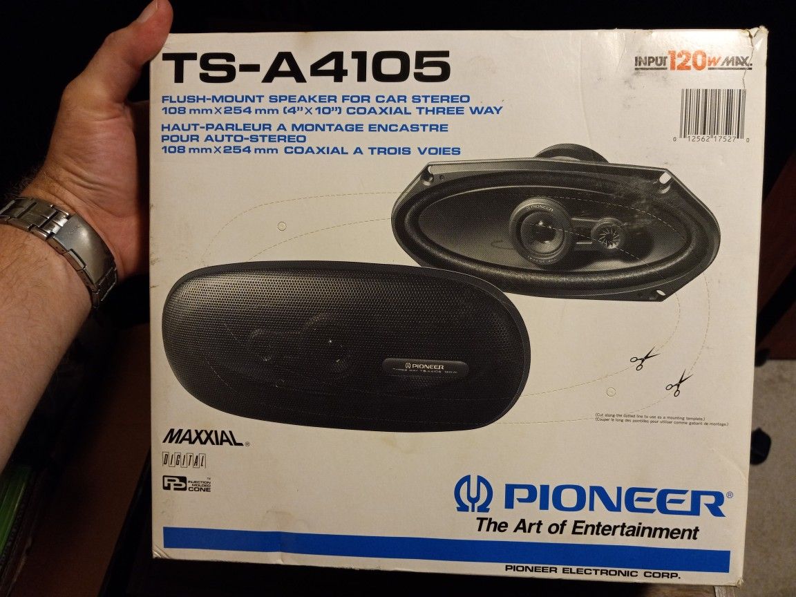 Never Used Pioneer 4x10 Car Stereo Speakers
