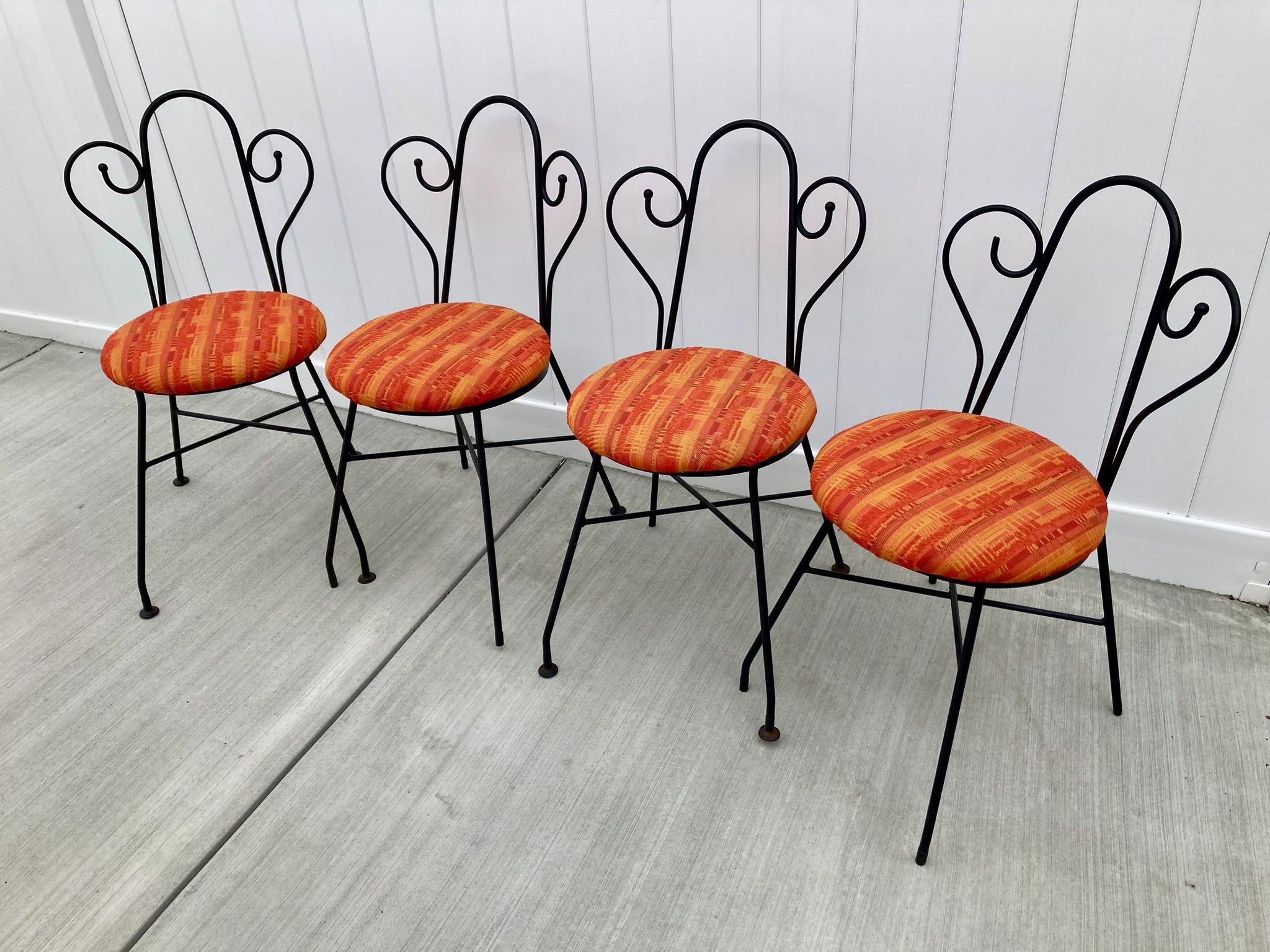 4 Vintage Bistro Chairs In Great Condition