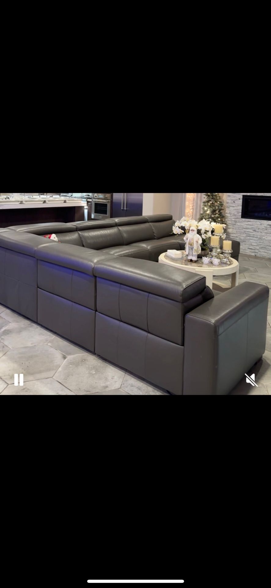 Radley Leather Sectional Square L Shape 