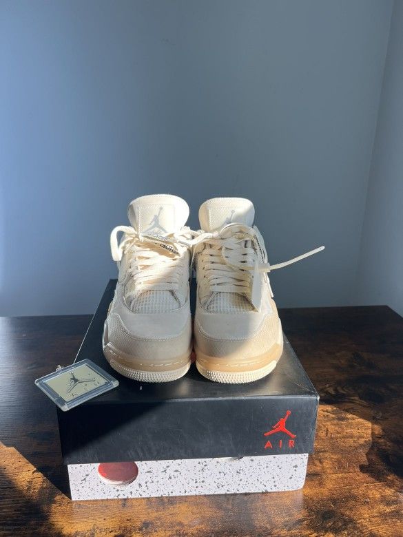 Jordan 4 Retro Offwhite Sail