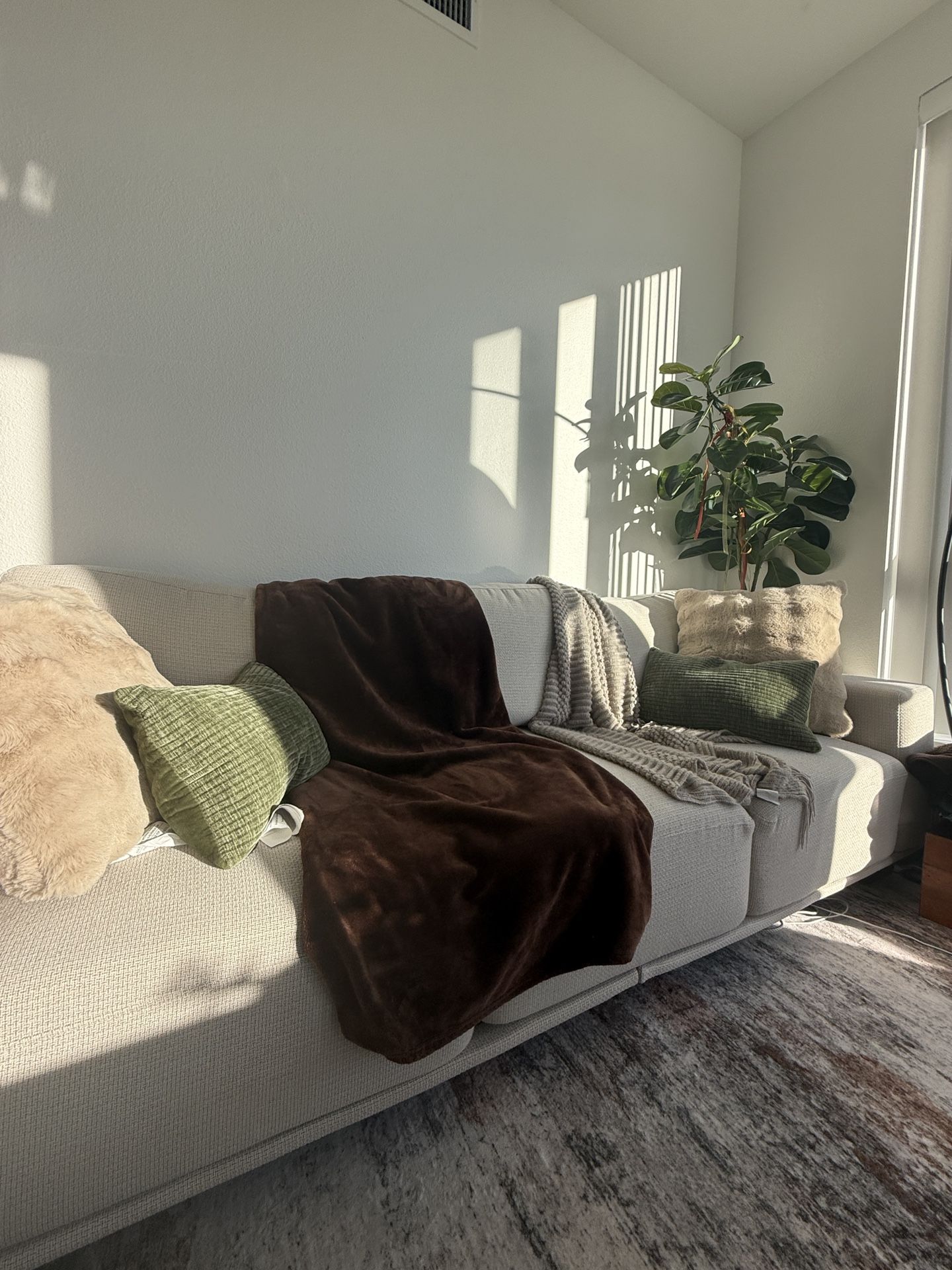 Beige Couch - Like New !! 