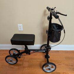 Elenker Knee Scooter with Dual Brakes and Basket
