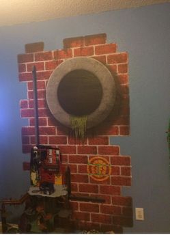 6foot life size sewer with small sewer included