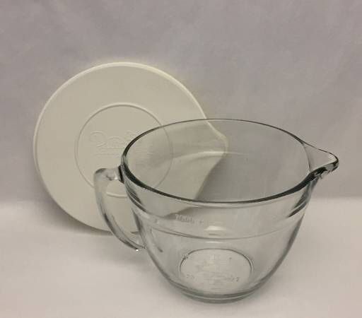 The Pampered Chef Measuring Cup Batter Bowl With Lid 2 Quart 2 Liter 8 Cup  Measuring Pitcher 