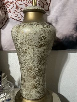 Set Of Gold Lamps 