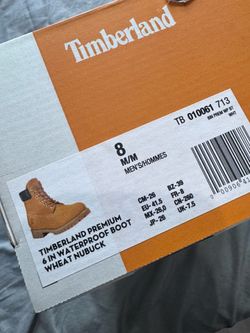 Timberland size 8
