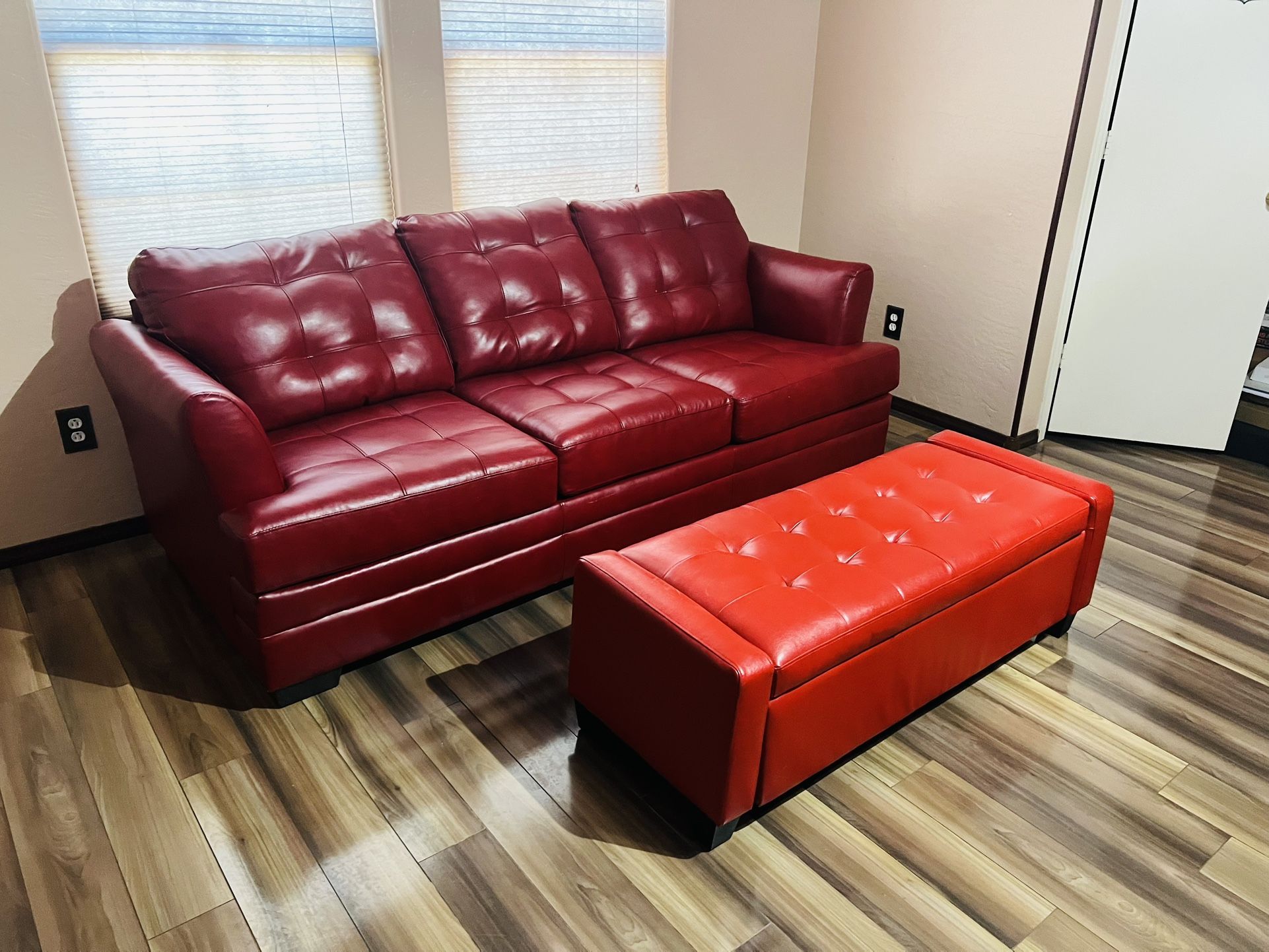Sleeper Sofa/ Couch - Ottoman 