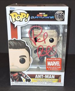 🔥 Paul Rudd Autographed Funko Ant-Man Marvel Exclusive MAS COA 🔥