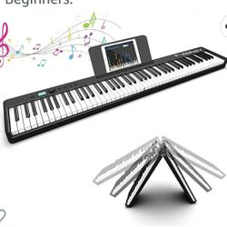 Foldable 88 Key Electric Keyboard