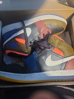 Air Jordan 1 Mid Multicolor Sneakers