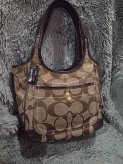 Coach Signature Ergo Canvas Tote Bag