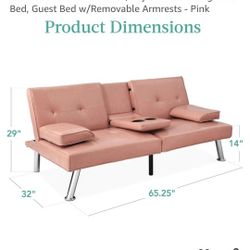 Pink Futon 