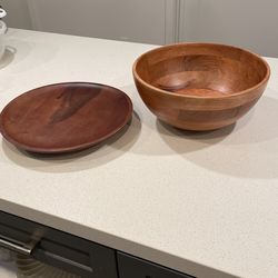 Salaad Bowl & Spinning Cheese Platter