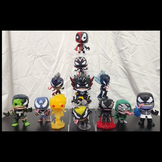 Funko Pop! Venomized (Marvel) Collection of 12 Lot