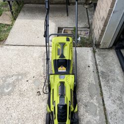 ryobi electric lawn mower