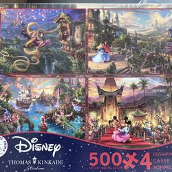 $10 Disney Puzzles 500 pieces each