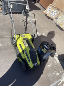 Ryobi Electric Lawn Mower W Catcher