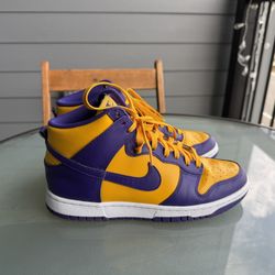 Dunk High 'Lakers'- Size 9