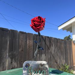 Metal Roses Hand Made 
