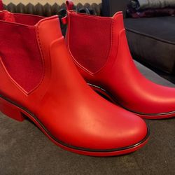 Red Kate Spade Rain Boots Women’s Size 6-7