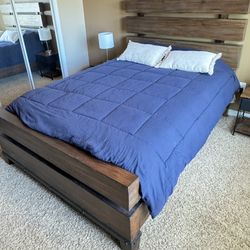Queen Sized bed frame/headboard