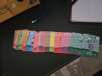 47 Animal Crossing Amiibo cards