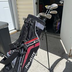 Golf Club Set With Flute Golf Bag