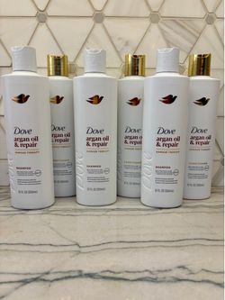 Dove Argan Oil & Repair Shampoo & Conditioner set 12 FL OZ. New/unopened. Gift-giving condition.