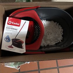 O-Cedar Microfiber EasyWring Spin Mop Bucket System
