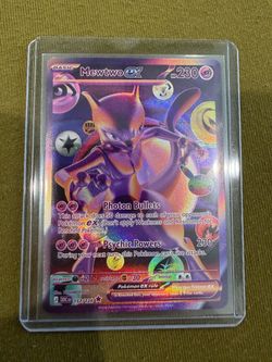 Mewtwo ex 30th celebration Pokemon card