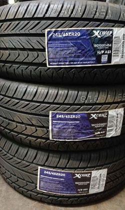 245/45/20 set de llantas nuevas
