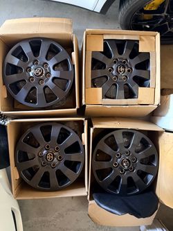 2026 Toyota Land Cruiser 18” Rims with Lugnuts
