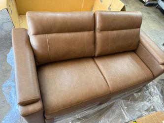 Lippert Components 2024044221 Clickback Sleeper Sofa for RV 62inLx33in Wx37in H Satula Brown - Damaged