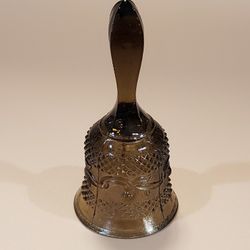 Vintage Amber Glass Bell