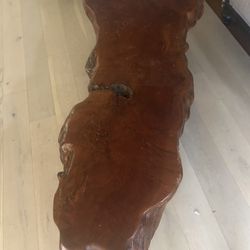 Burlwood Coffee Table 