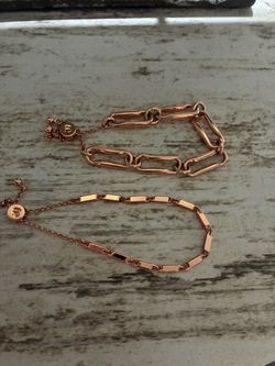 Bp rose gold bracelets