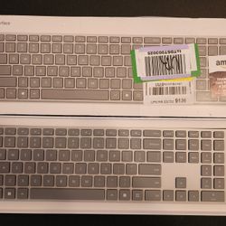 Microsoft Wireless Surface Keyboard, Silver
