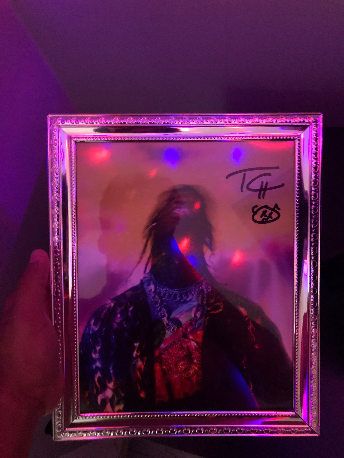 Travis Scott authentic autograph