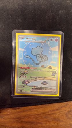 Bubble mew pokemon card