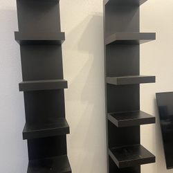IKEA Wall Shelves Black 