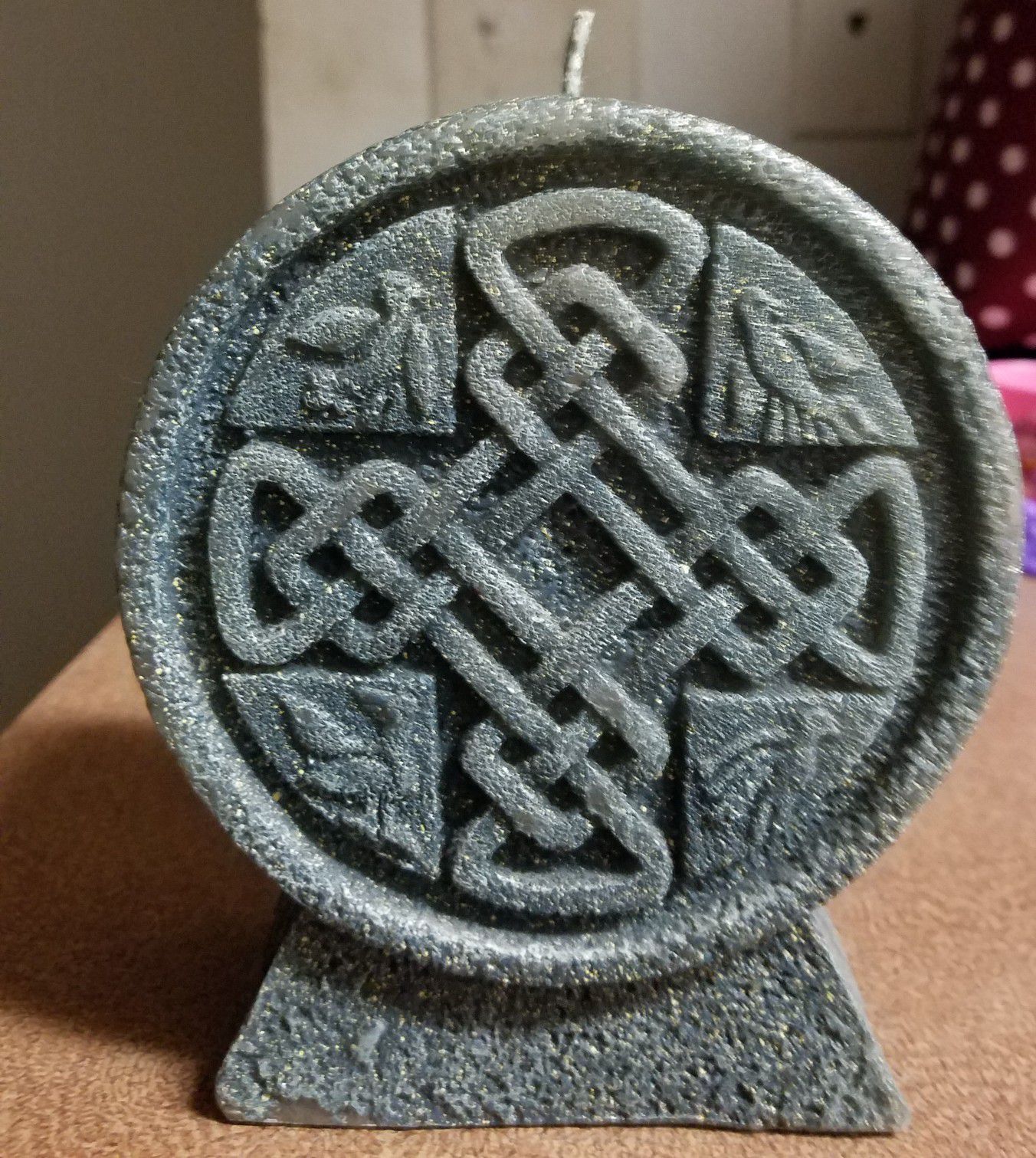 Celtic cross candle