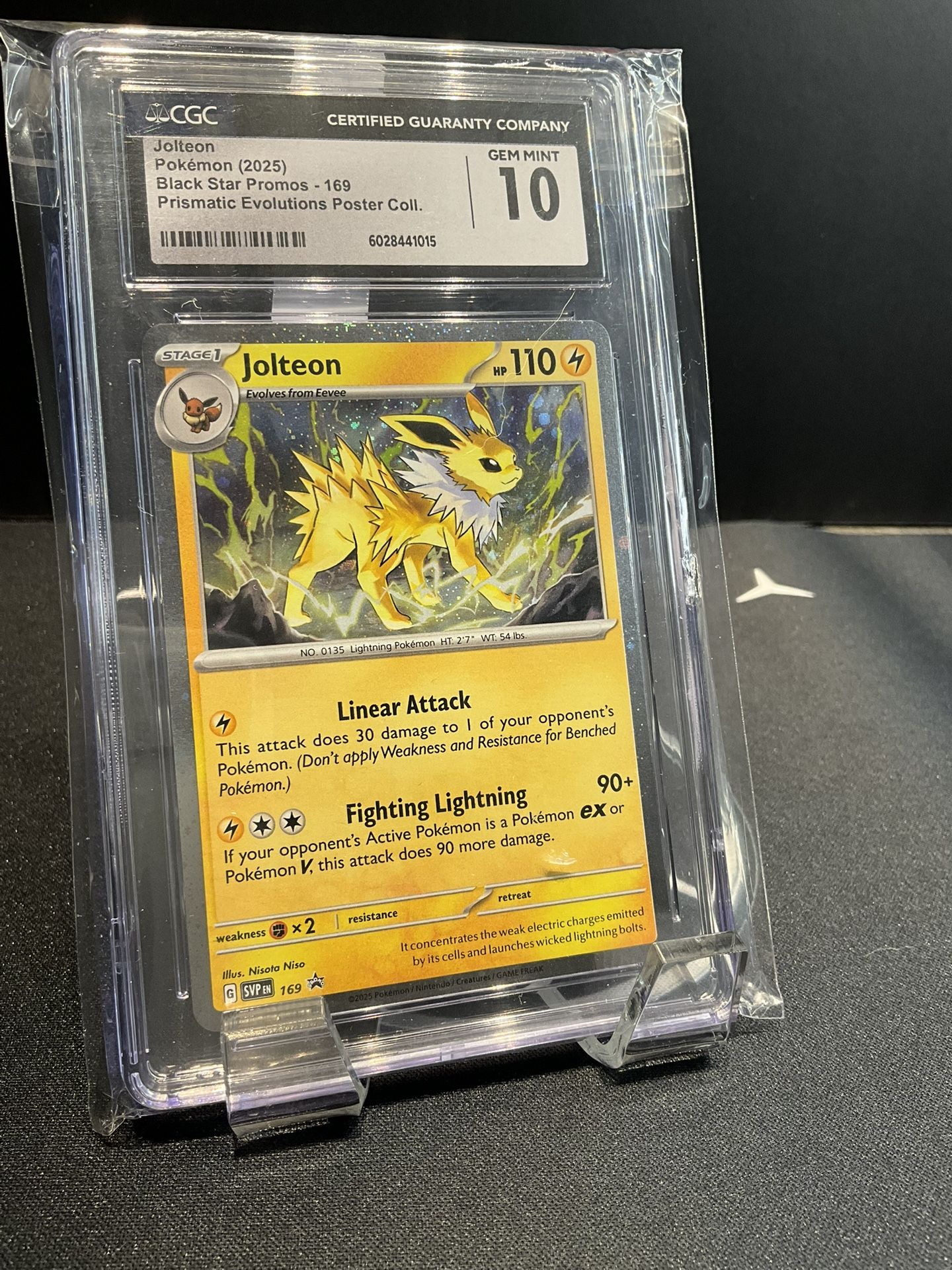 Pokemon Jolteon Chic Gem Mnt 10