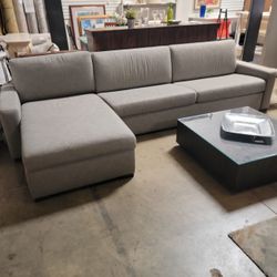 RH Maxwell King Sleeper Sectional with Left Arm Chaise and Storage