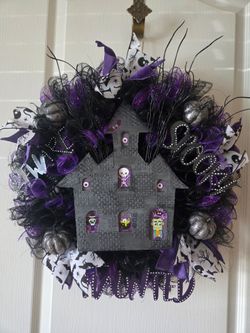 Halloween Wreath, Excellent Condition