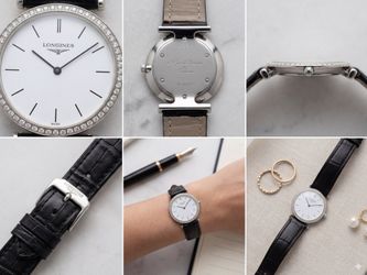 Longines La Grande Classique Diamond Bezel (29mm) – Slim Quartz Dress Watch