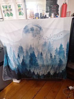 Misty Forest Tapestry