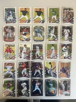 ⚾ Baseball Card Lot – Topps Chrome & Panini Prizm | Rookies, Stars & Inserts