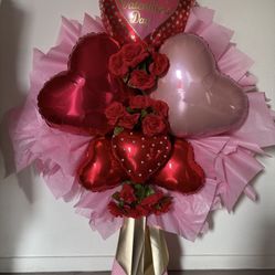 Valentine Ballon Bouquets 