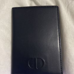 Authentic Christian Dior Beauté Compliments of Passport Holder Navy Brand New 