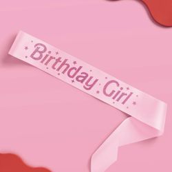 Birthday Girl Sash 